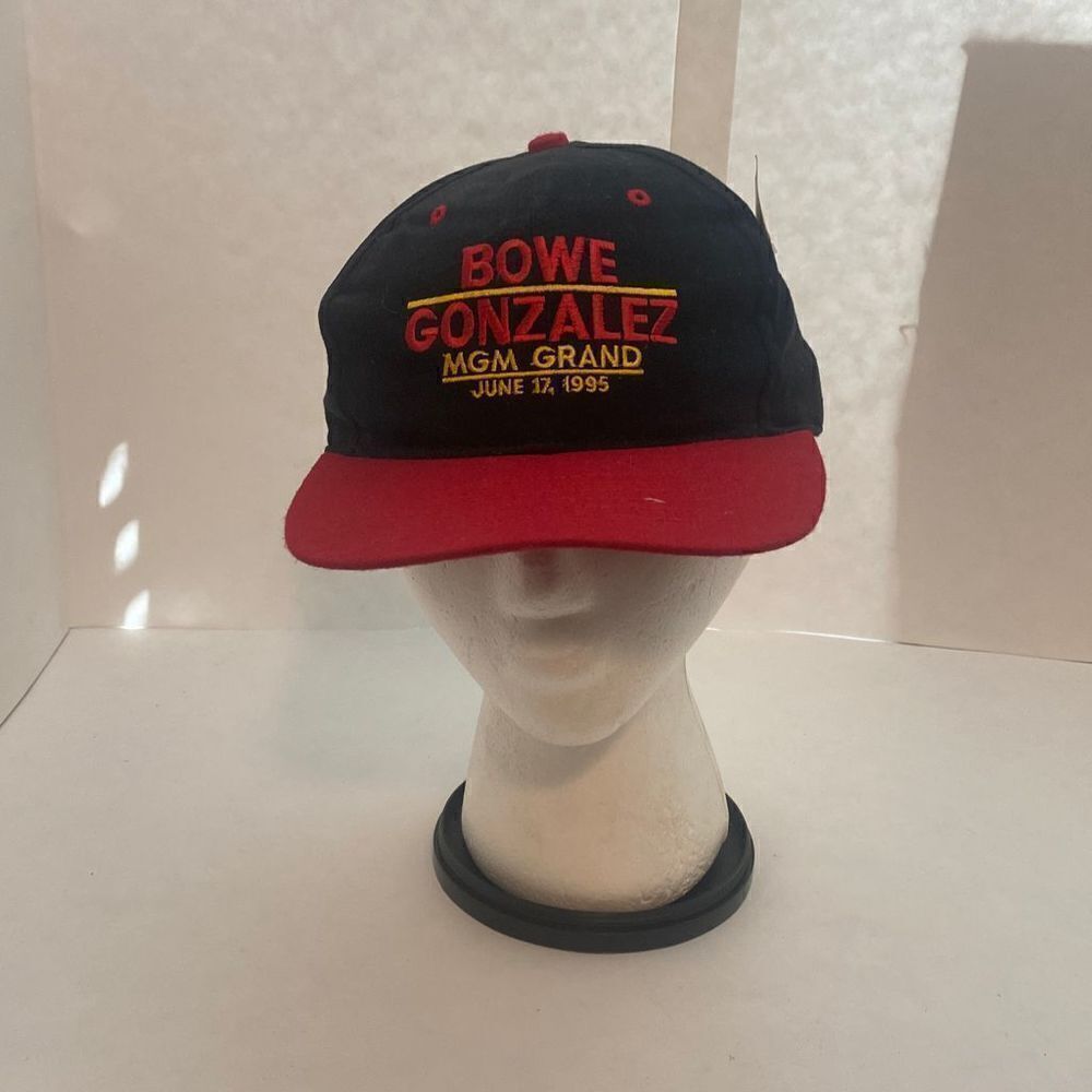Bowe vs. Gonzalez June 17 1995 MGM Las Vegas Snapback Hat Vintage‎ Boxing NWT